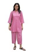 Pure Cotton Straight Kurta With Trousers